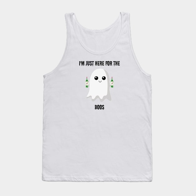 "I'm Just Here For The Boos" Tank Top by FoxyChroma